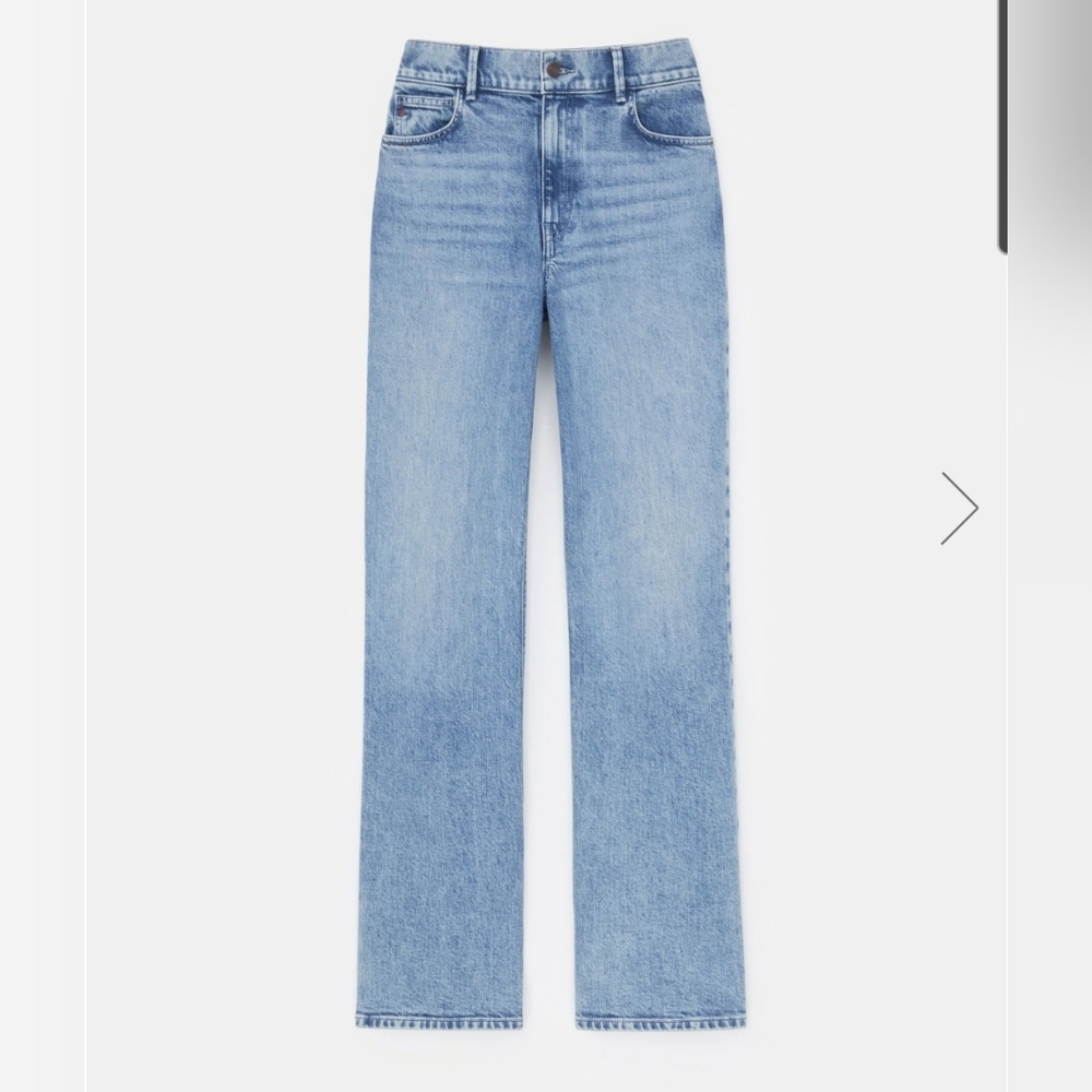 Lafayette 148 New York High Rise Denim York Jeans Size 32 Stonewash Blue